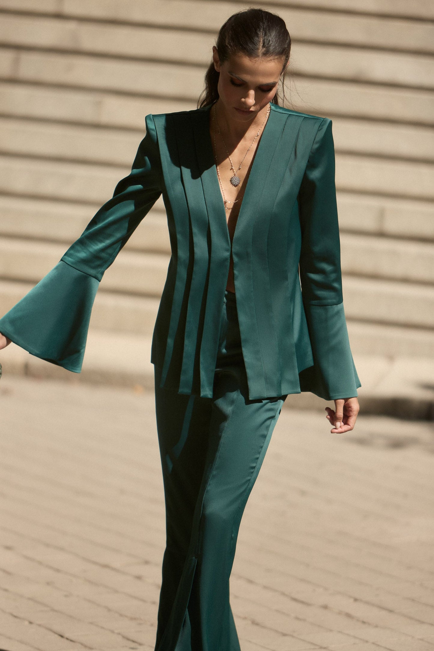 Top elegante azul 4