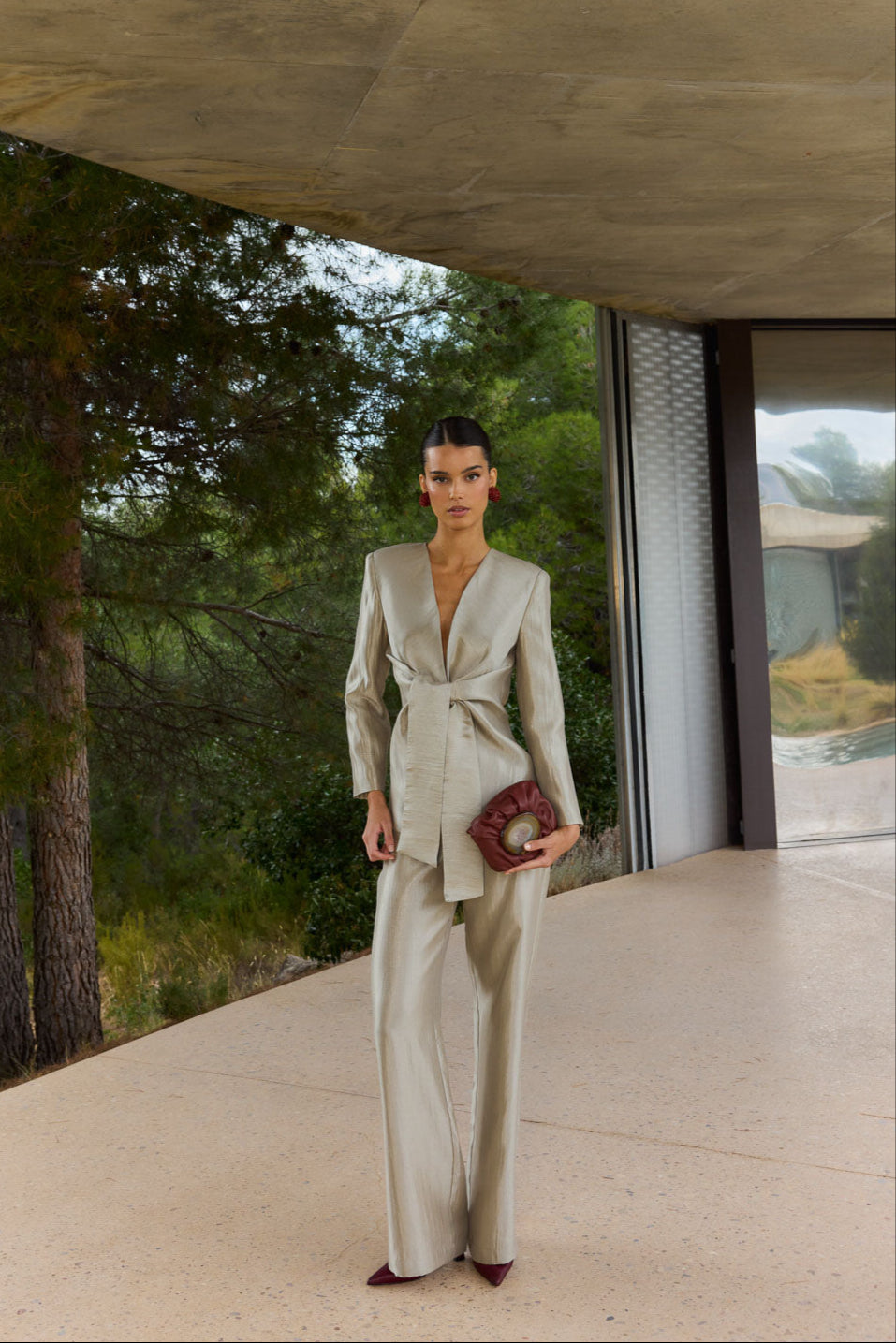 Top elegante verde 3
