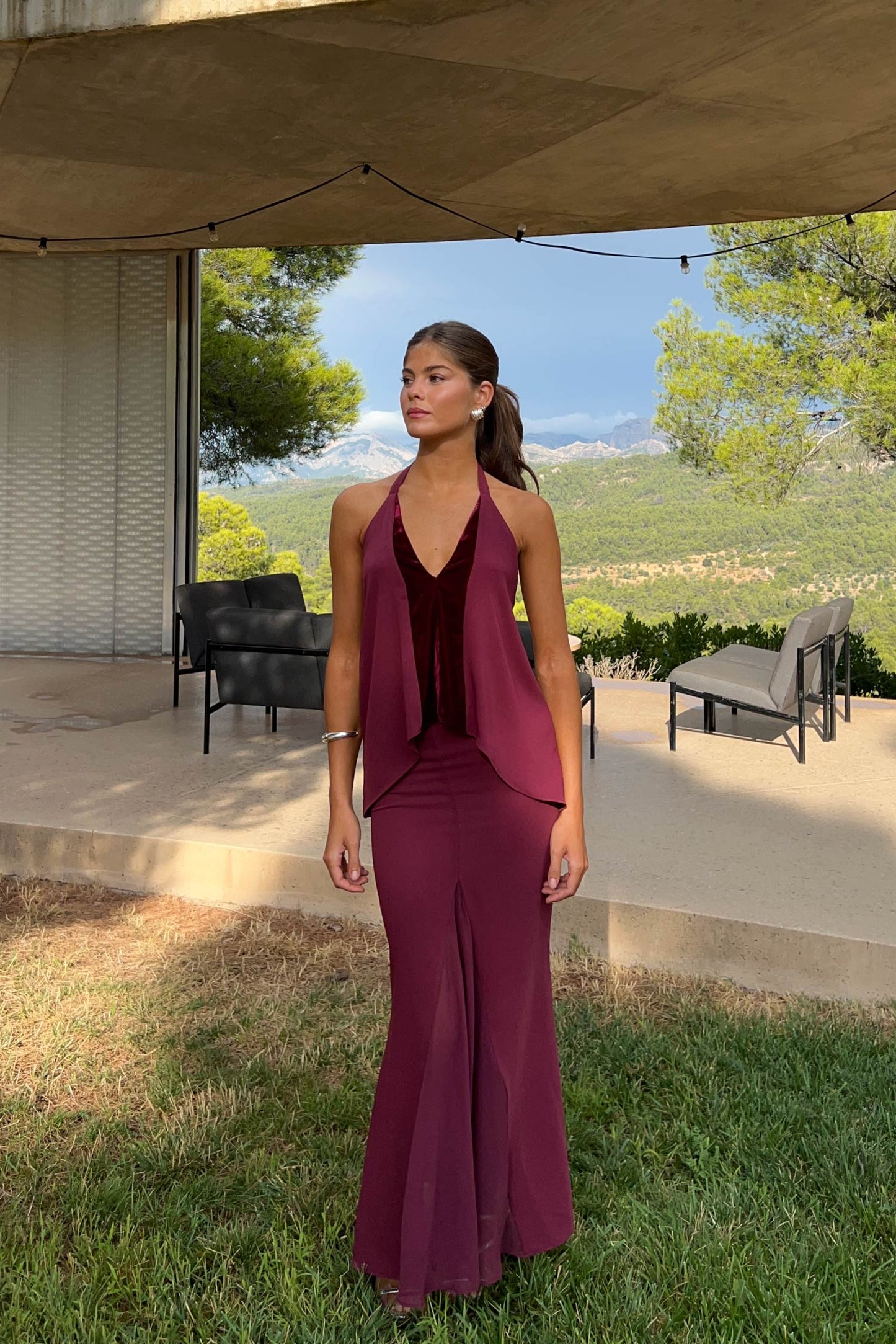 Top elegante burdeos 3