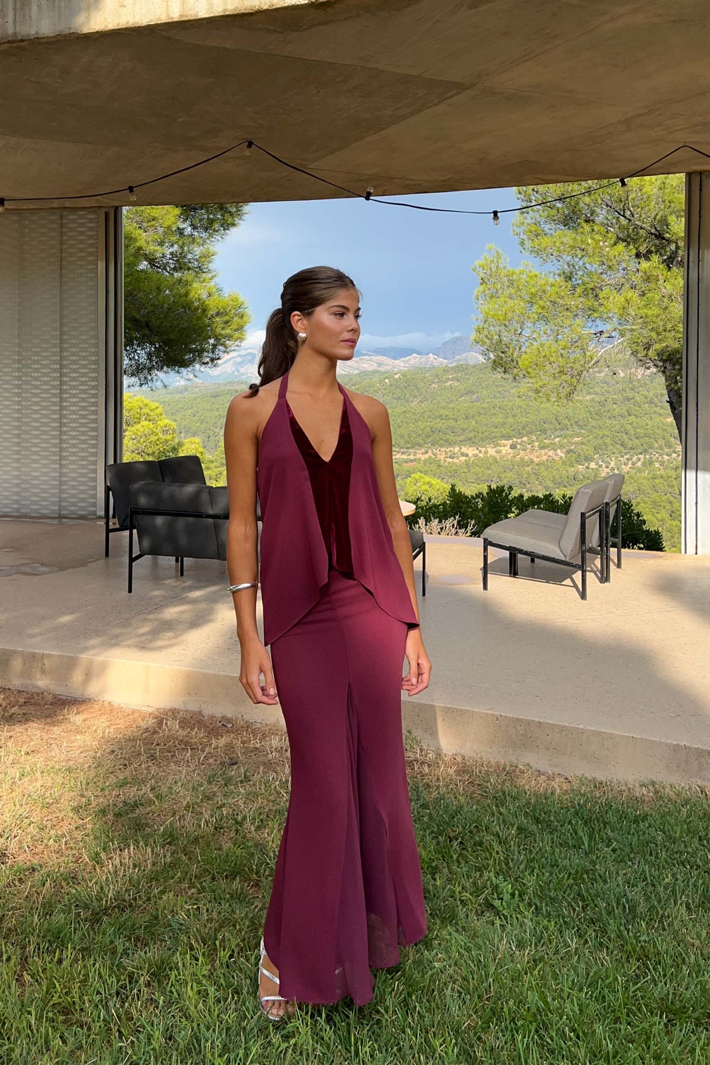 Top elegante burdeos 3