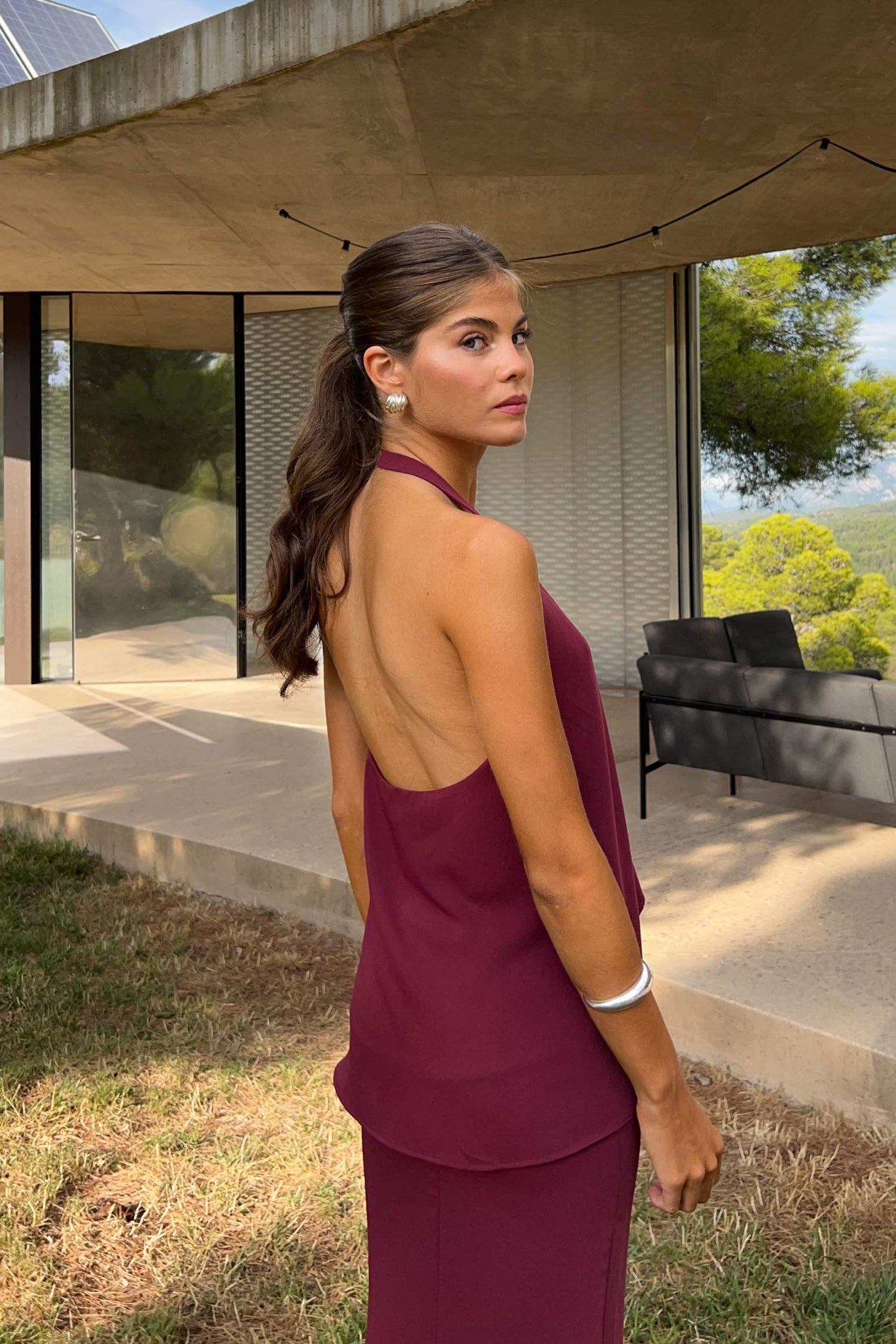 Top elegante burdeos 3