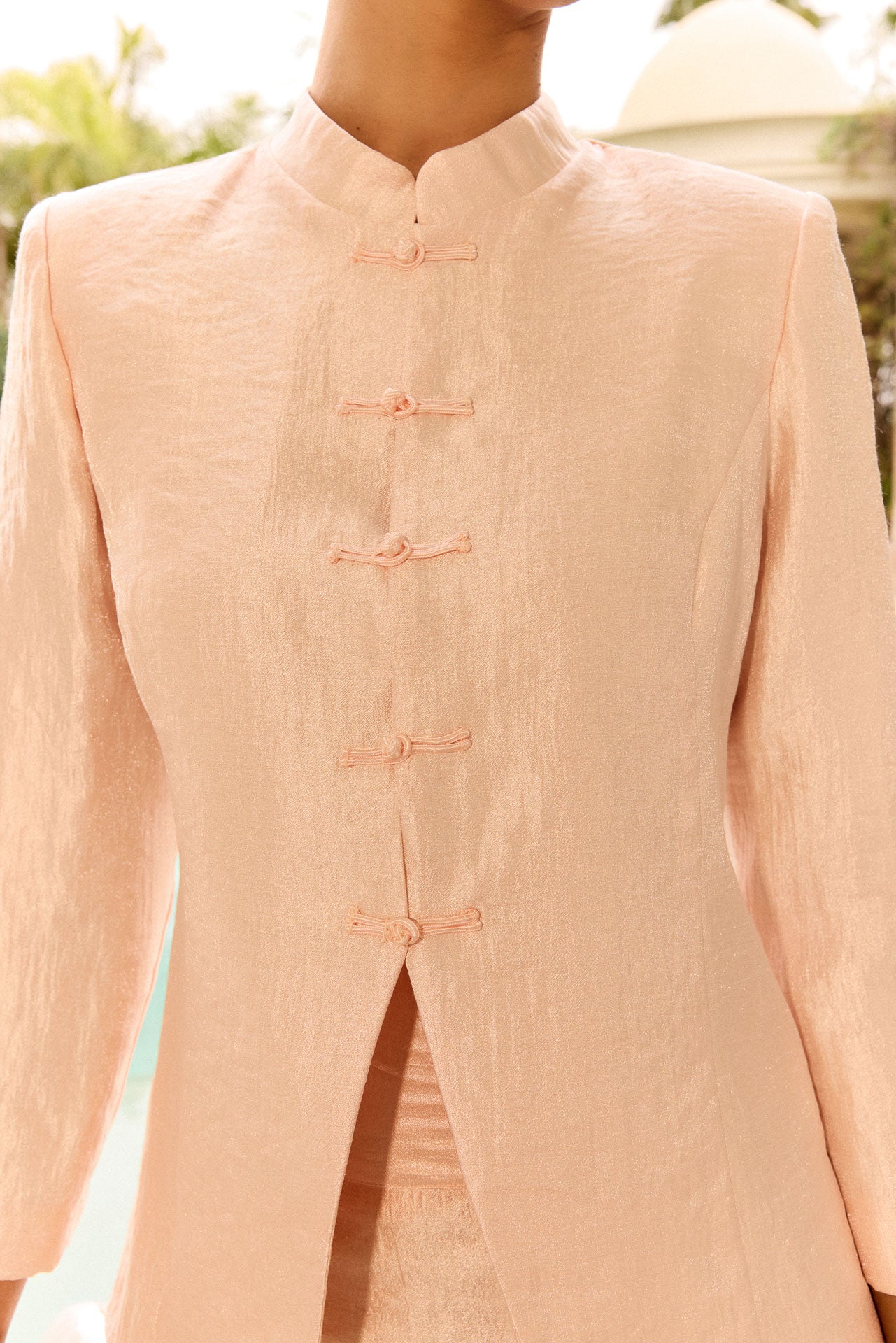 Blazer elegante rosa
