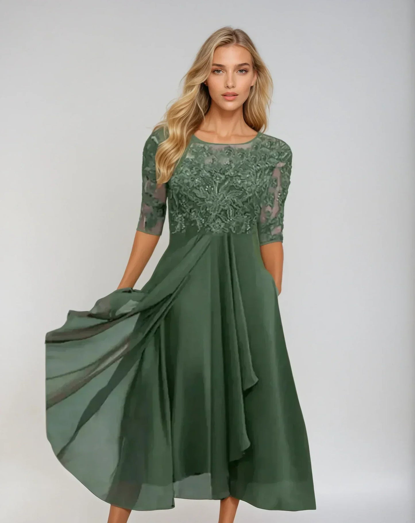 Margherita | Vestido elegante de encaje