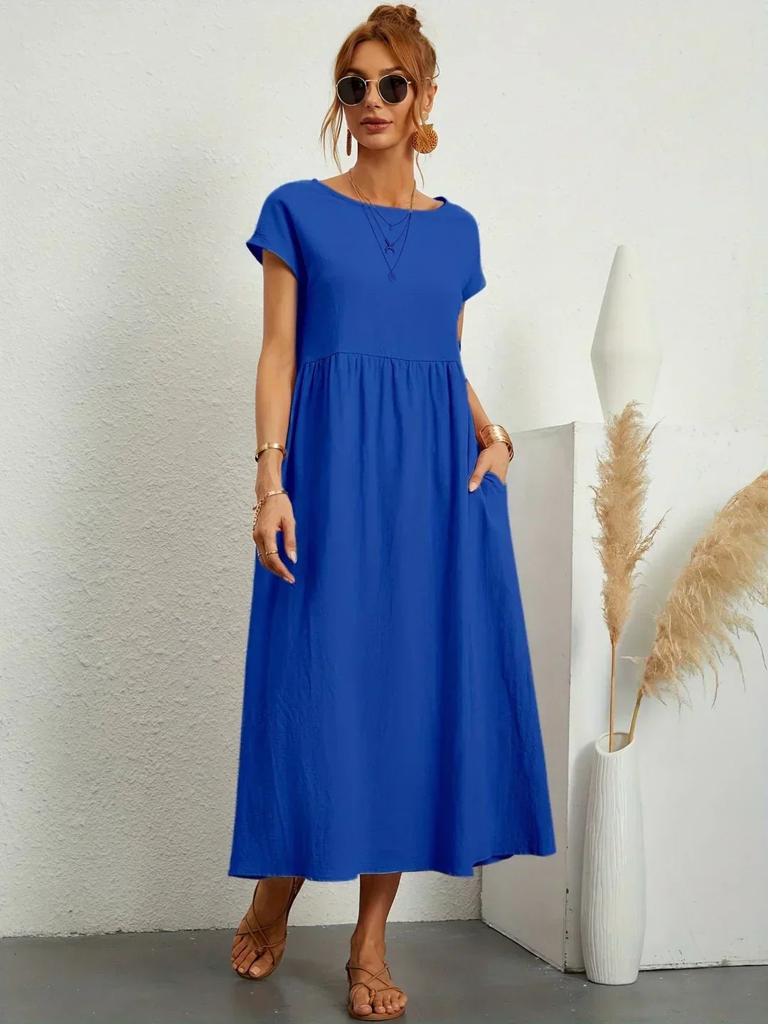 HEIKE | VESTIDO MIDI FLUIDO DE ELEGANCIA ATEMPORAL