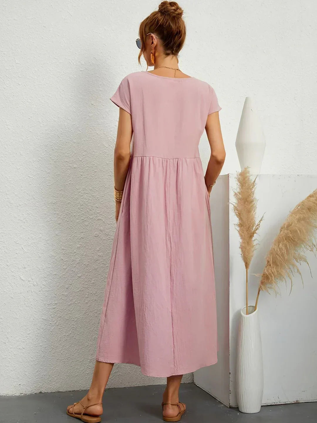 HEIKE | VESTIDO MIDI FLUIDO DE ELEGANCIA ATEMPORAL