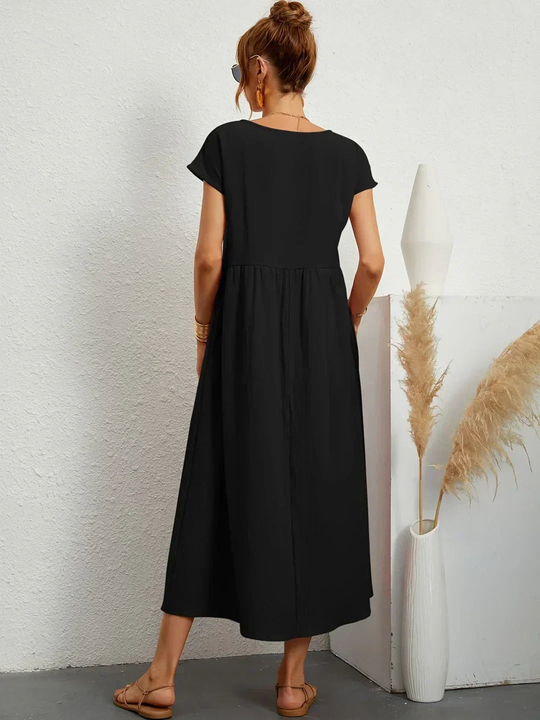 HEIKE | VESTIDO MIDI FLUIDO DE ELEGANCIA ATEMPORAL