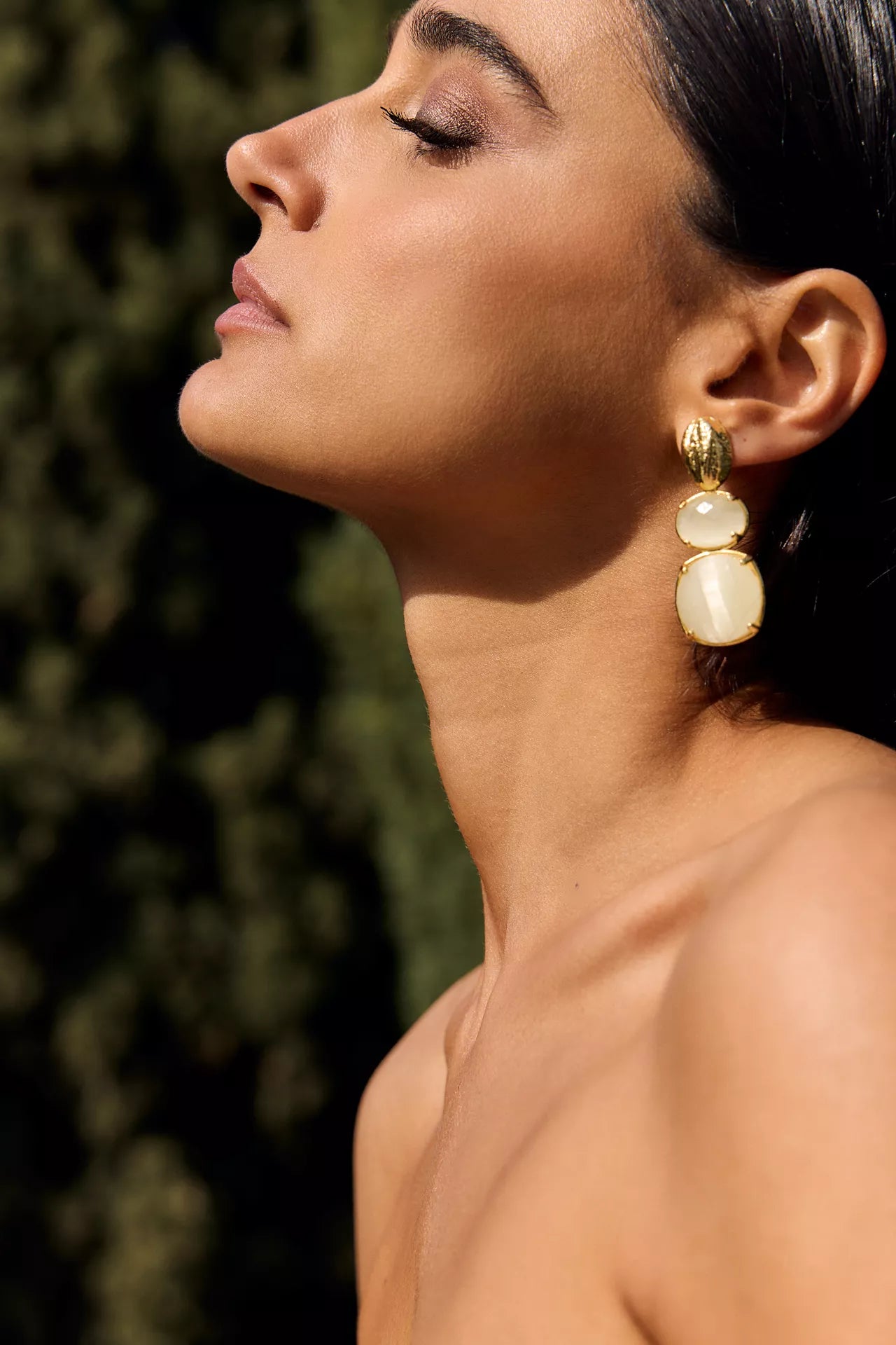 Pendientes Mara Beige