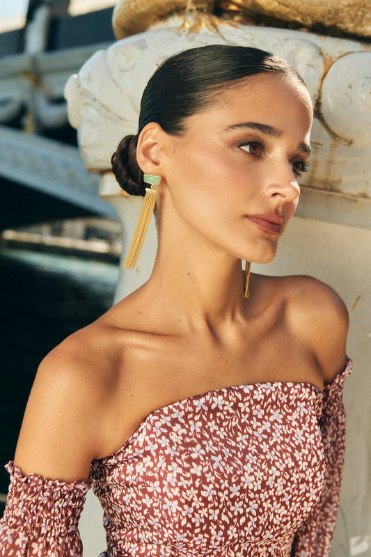 Pendientes Amelia Verde