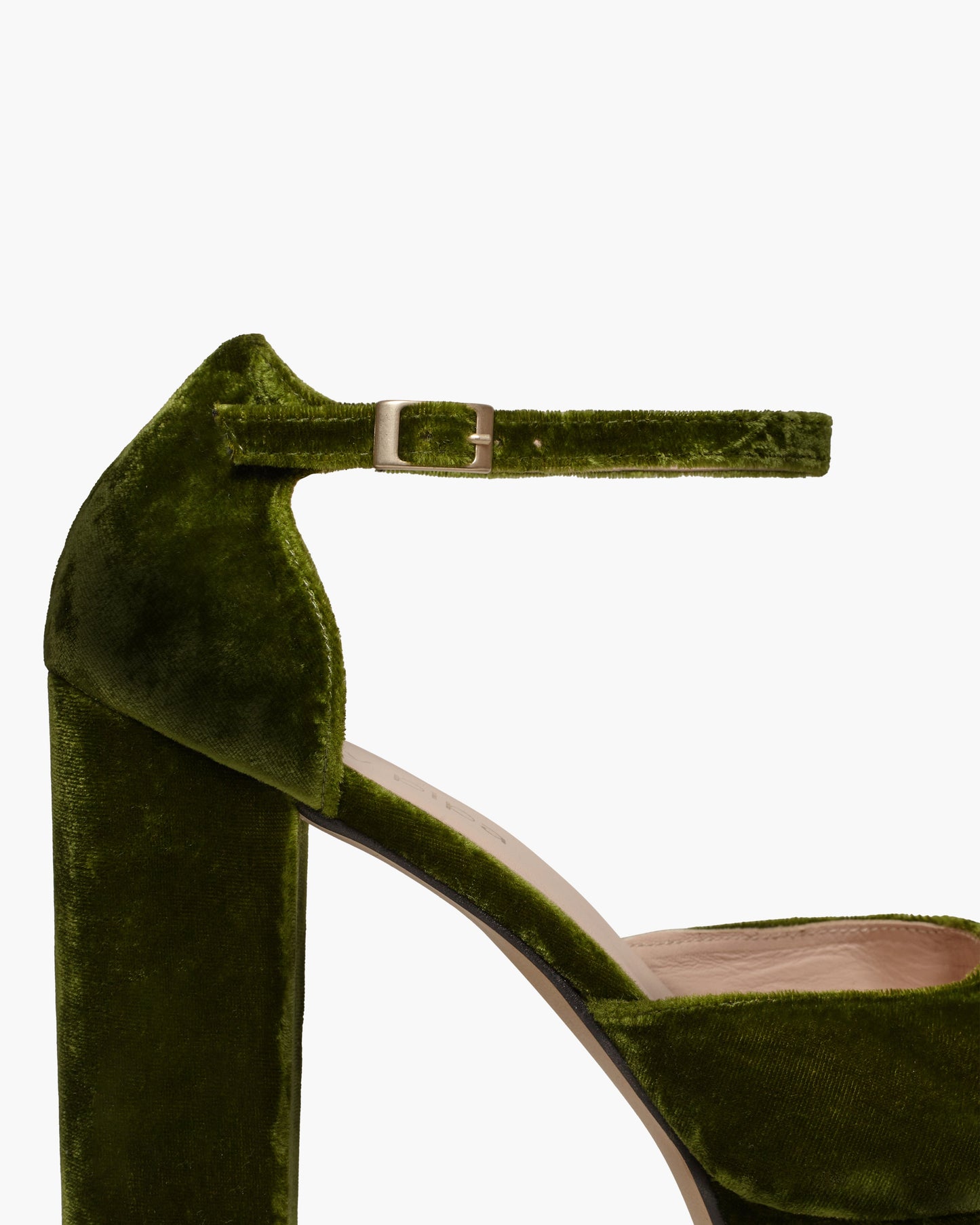 Calzado de invitada verde