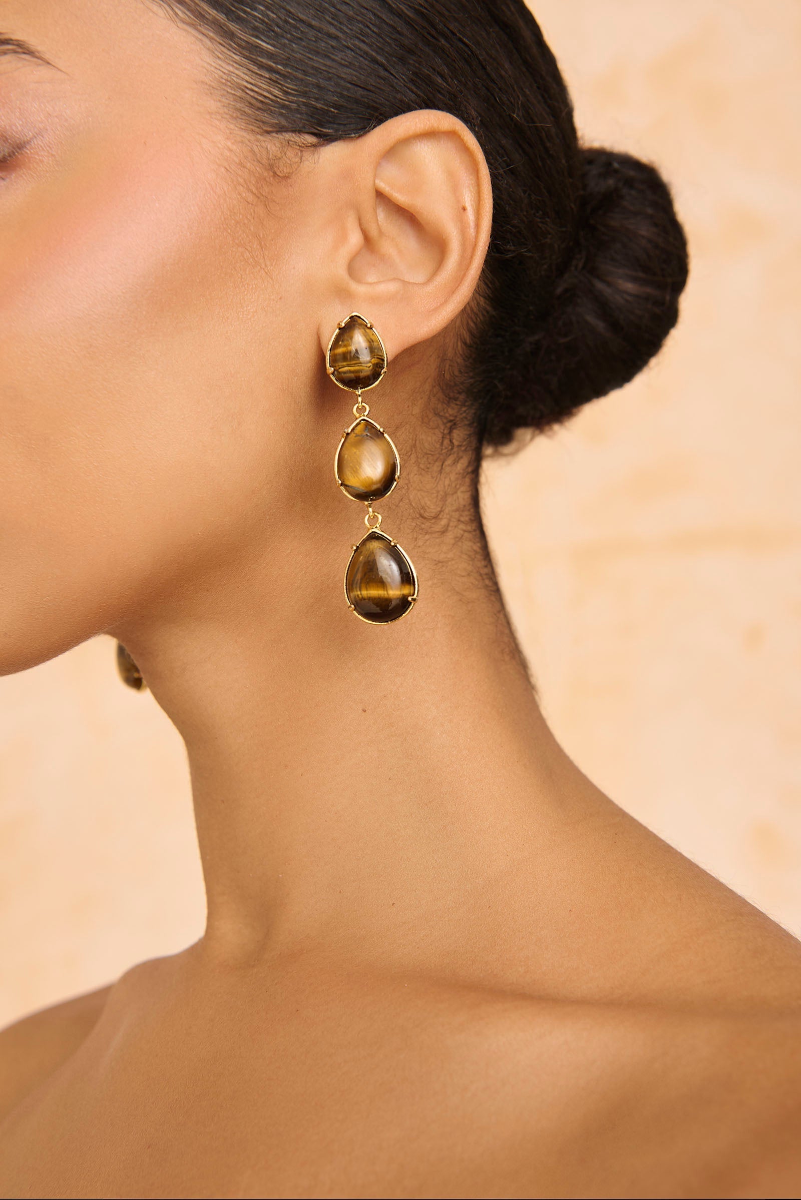 Pendientes Bruna Marron