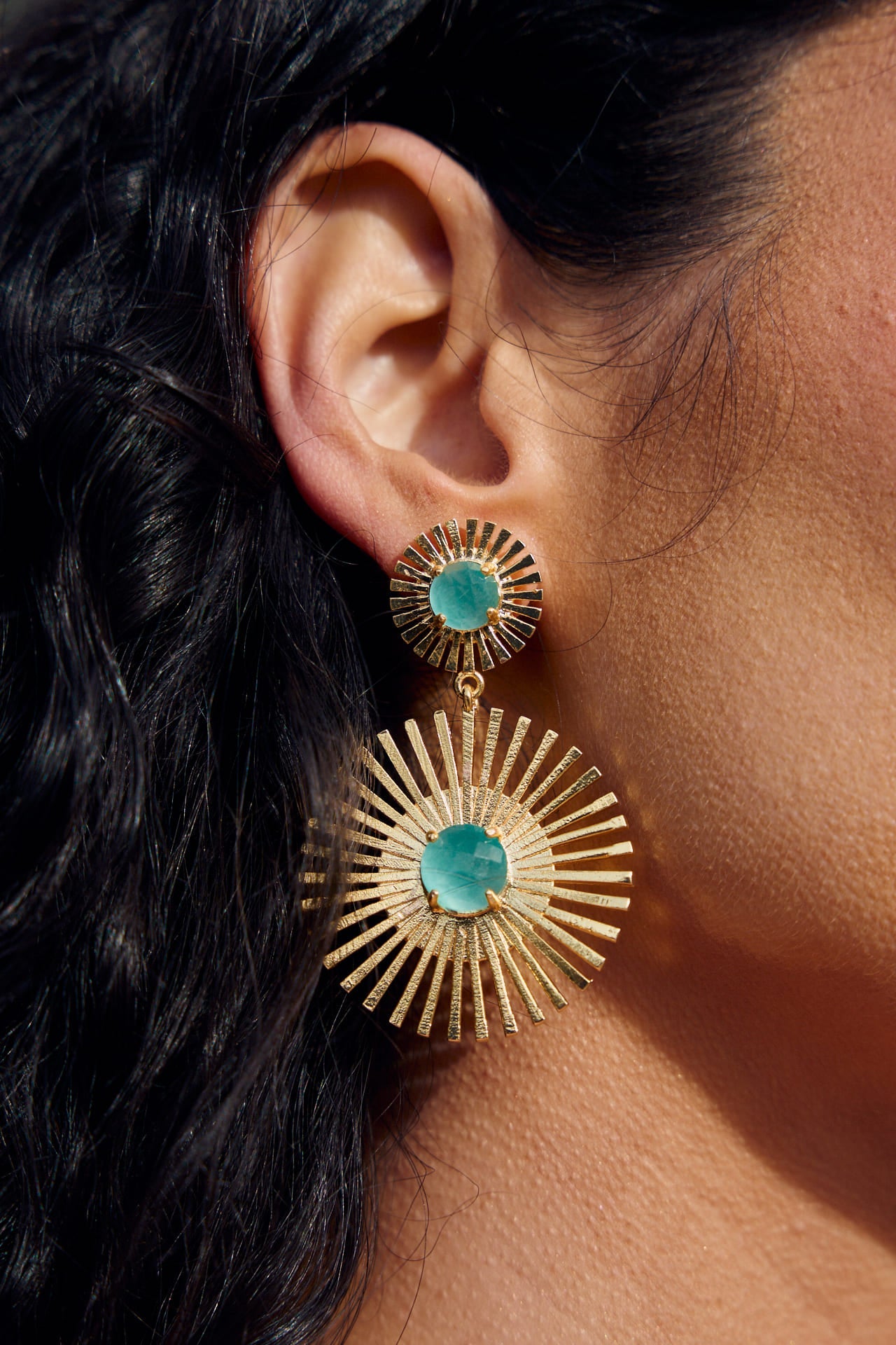 Pendientes Alba Azul