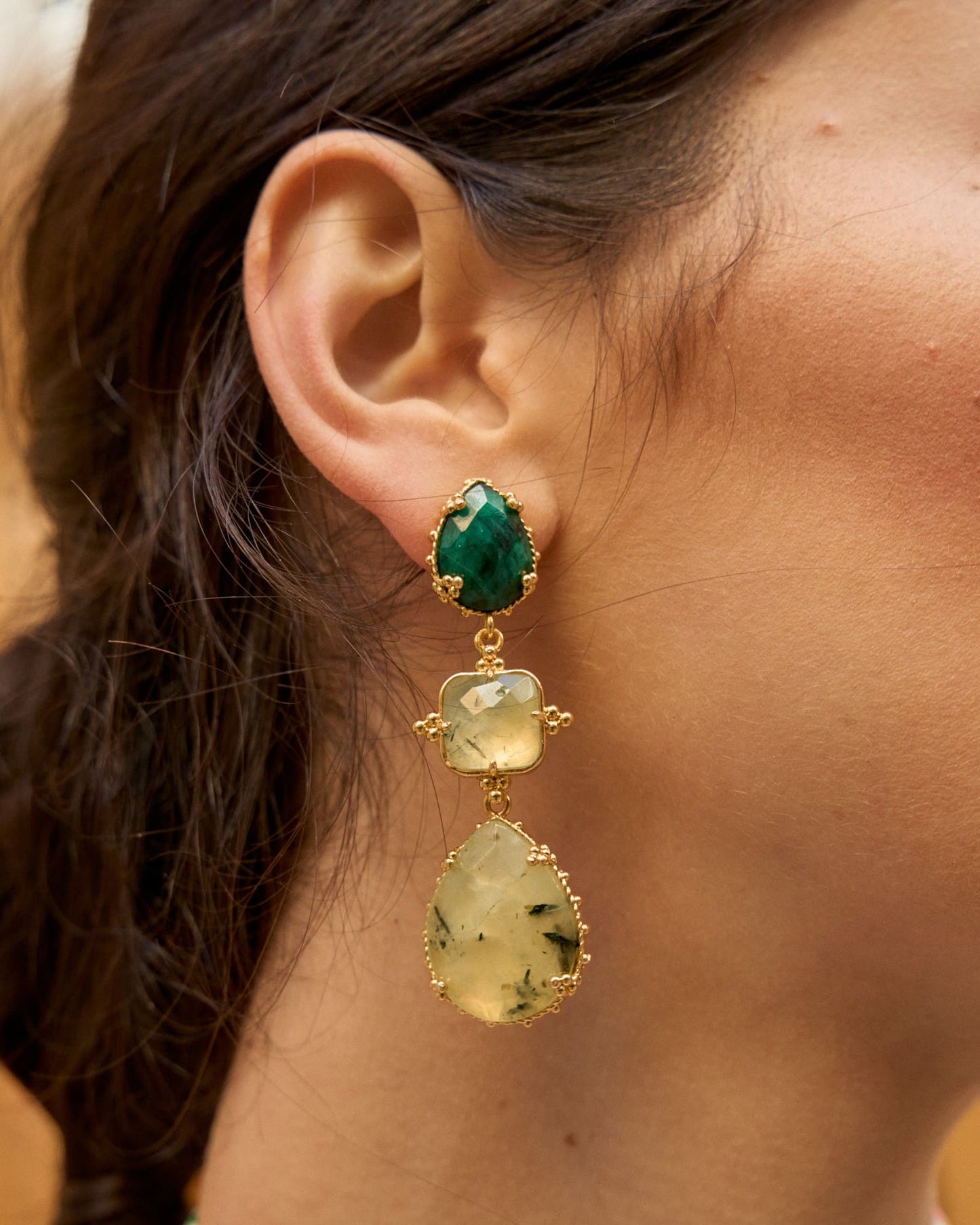 Pendientes Lia Verde