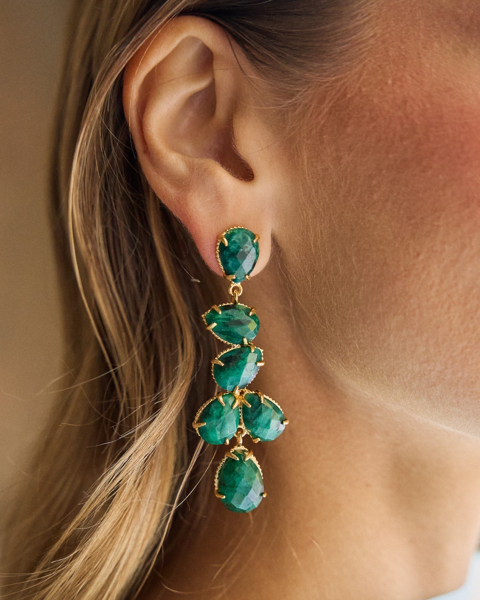 Pendientes Mila Verde