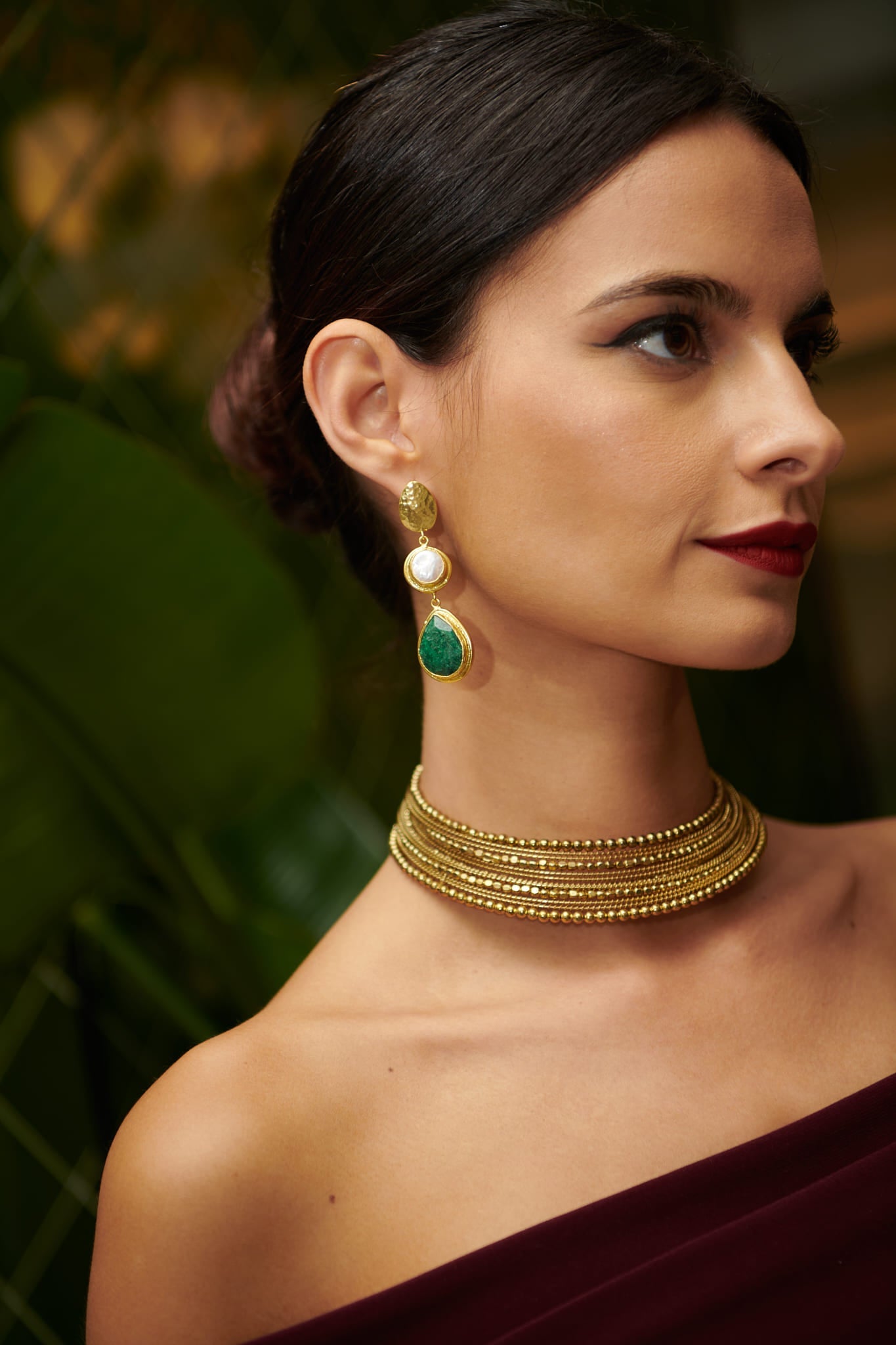 Pendientes Alma Verde
