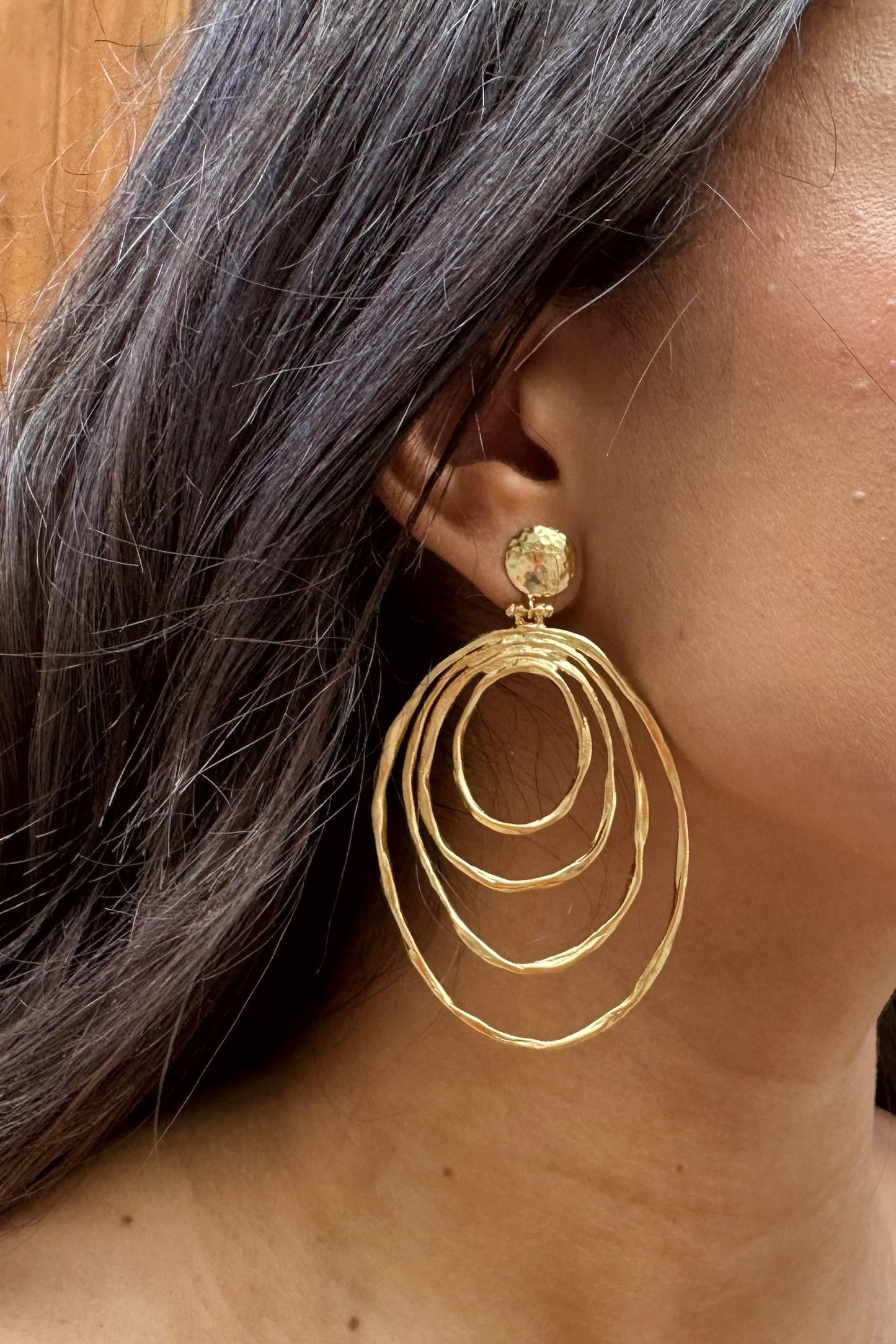 Pendientes Iris Dorado