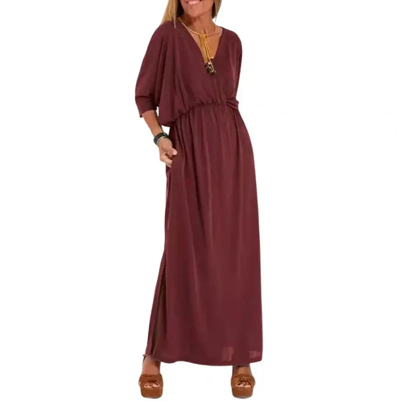 ISABELLA | Vestido largo fluido con estilo único para cada ocasión