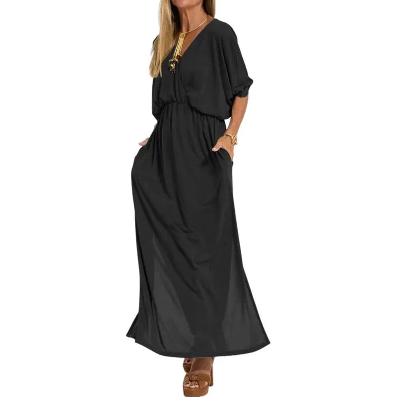 ISABELLA | Vestido largo fluido con estilo único para cada ocasión