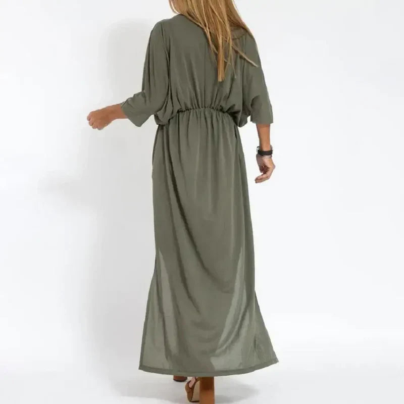 ISABELLA | Vestido largo fluido con estilo único para cada ocasión