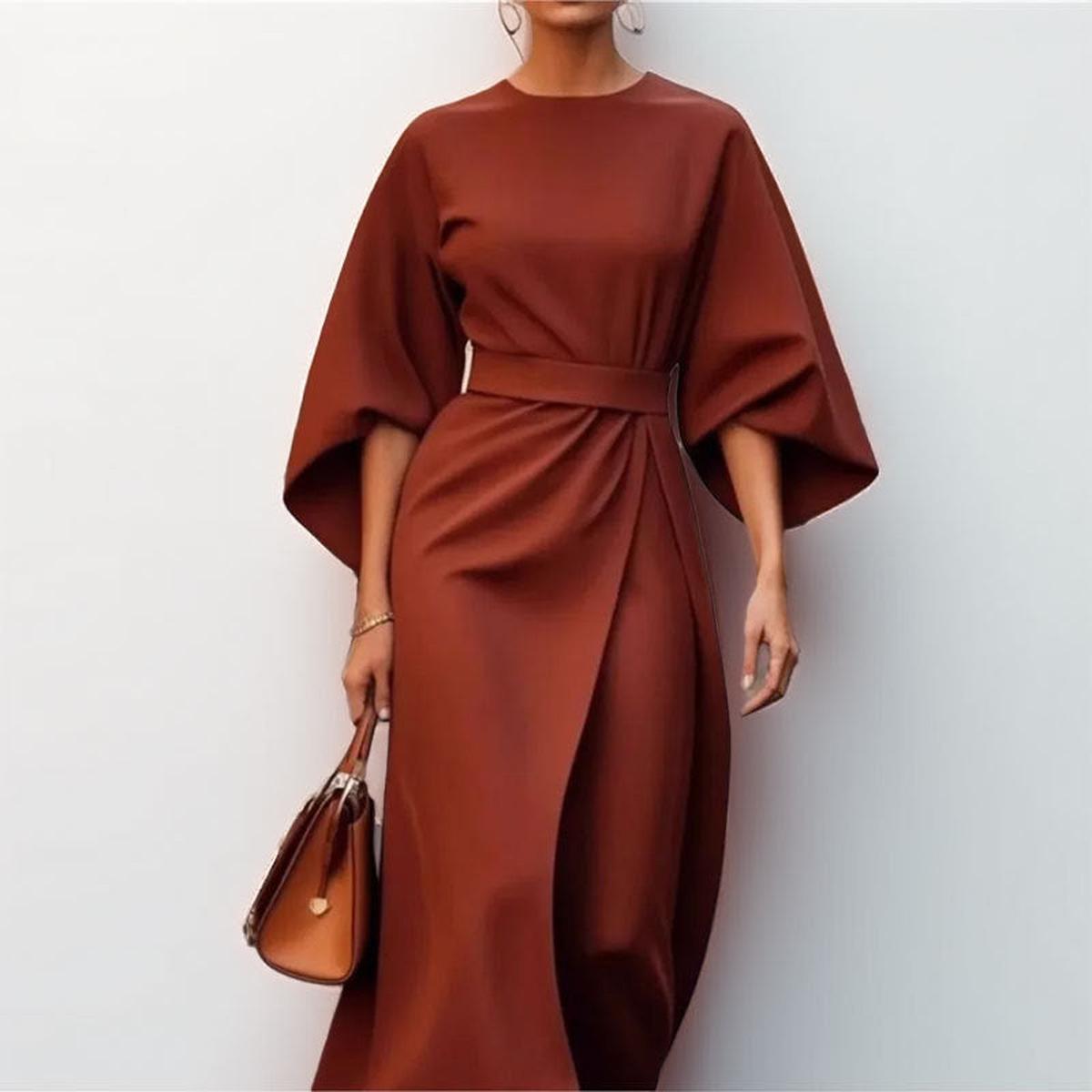 KATARZYNA | VESTIDO MAXI CON MANGAS KIMONO
