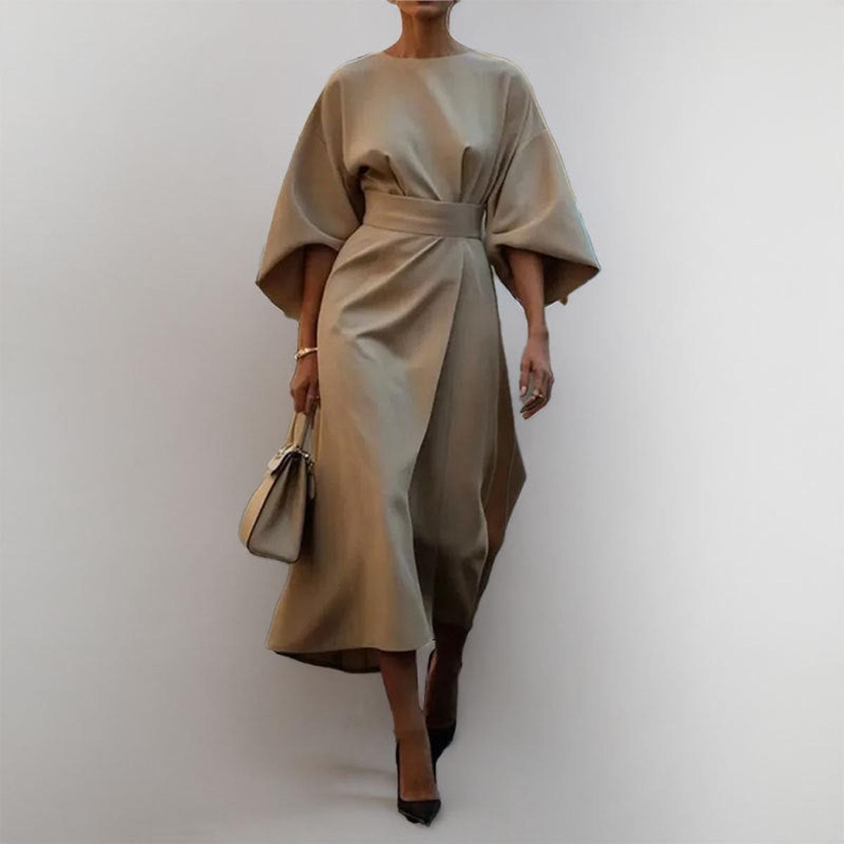 KATARZYNA | VESTIDO MAXI CON MANGAS KIMONO