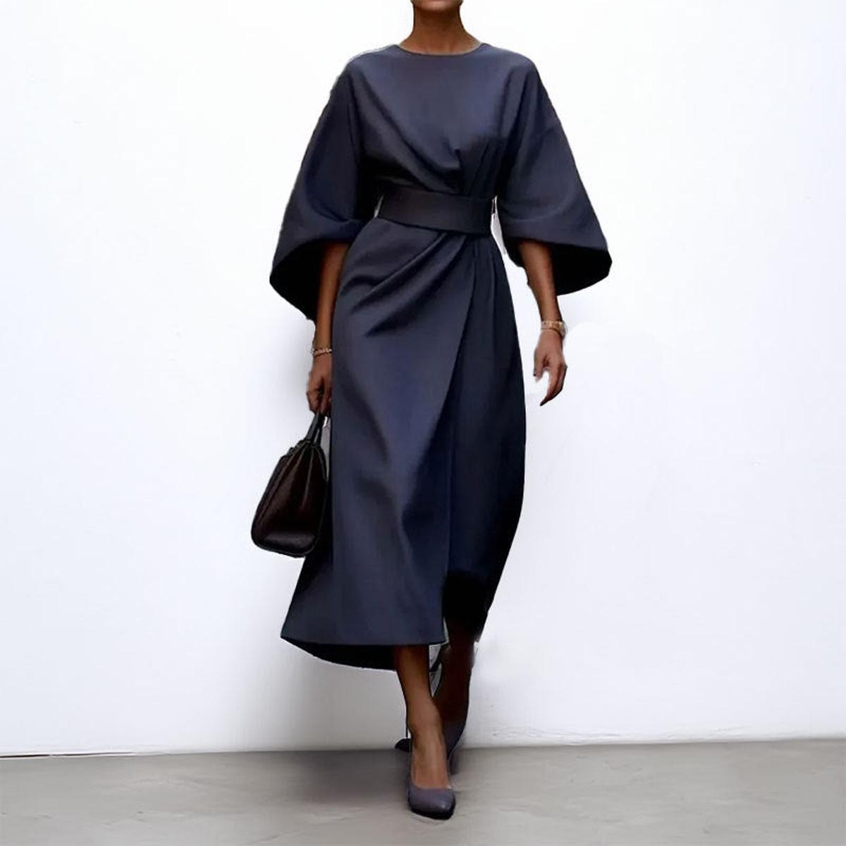 KATARZYNA | VESTIDO MAXI CON MANGAS KIMONO