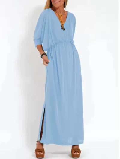 ISABELLA | Vestido largo fluido con estilo único para cada ocasión