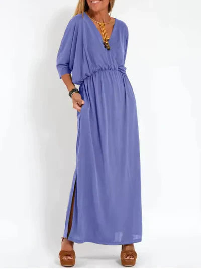 ISABELLA | Vestido largo fluido con estilo único para cada ocasión
