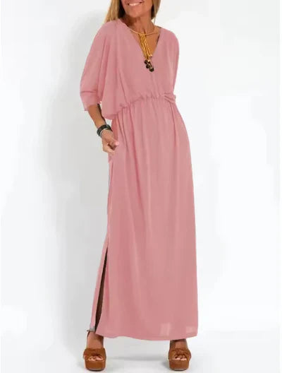 ISABELLA | Vestido largo fluido con estilo único para cada ocasión