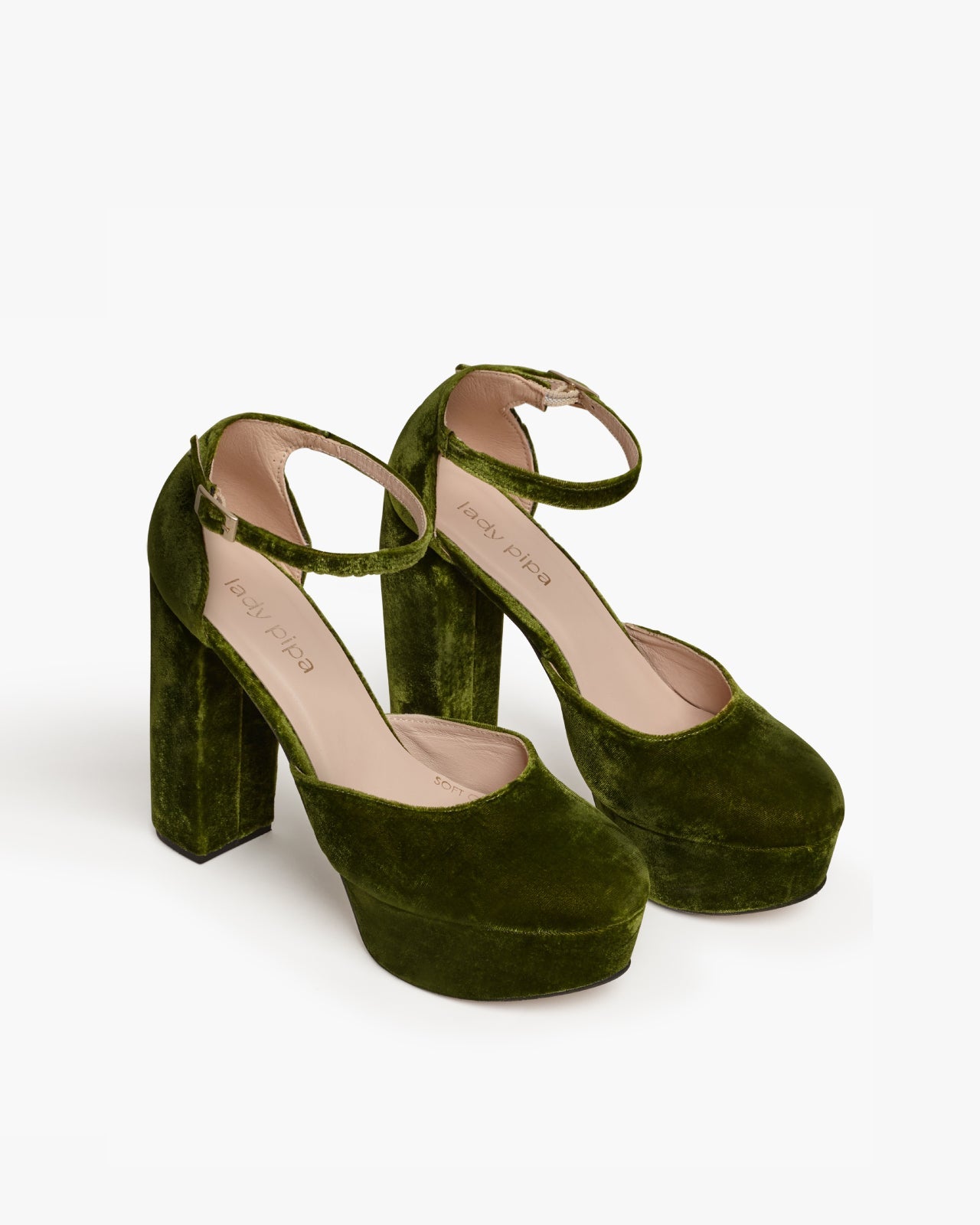 Calzado de invitada verde