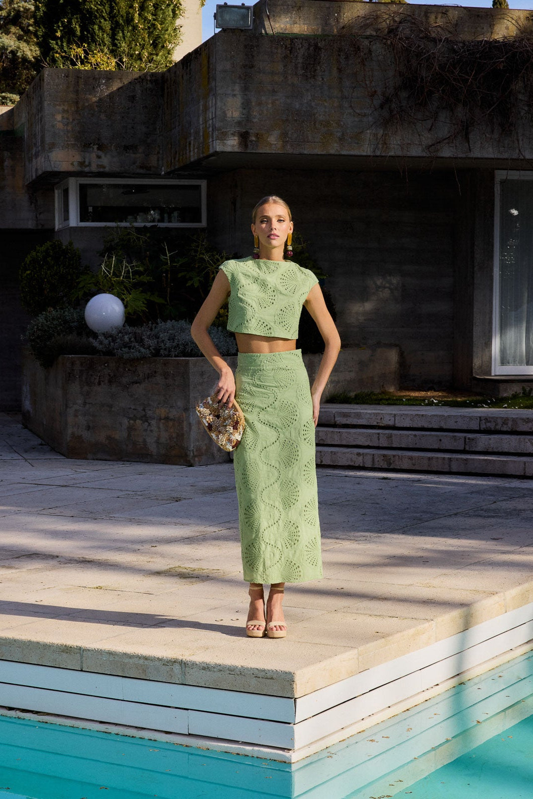 Top elegante verde 6