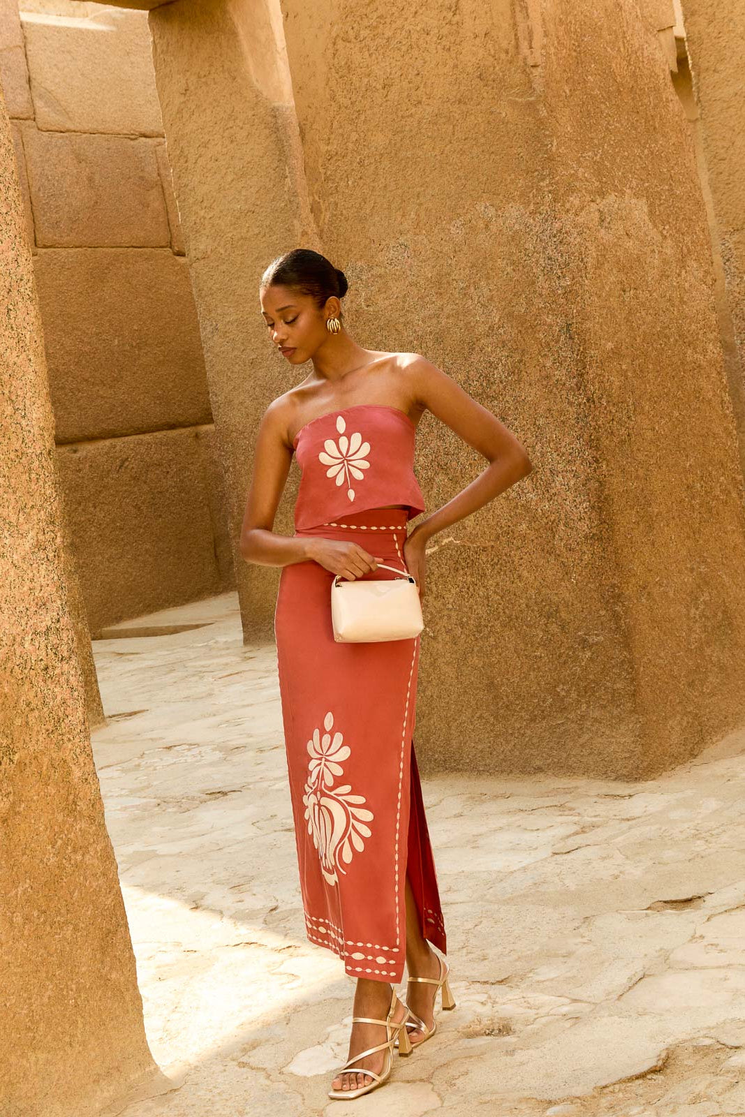 Top elegante marrón 6